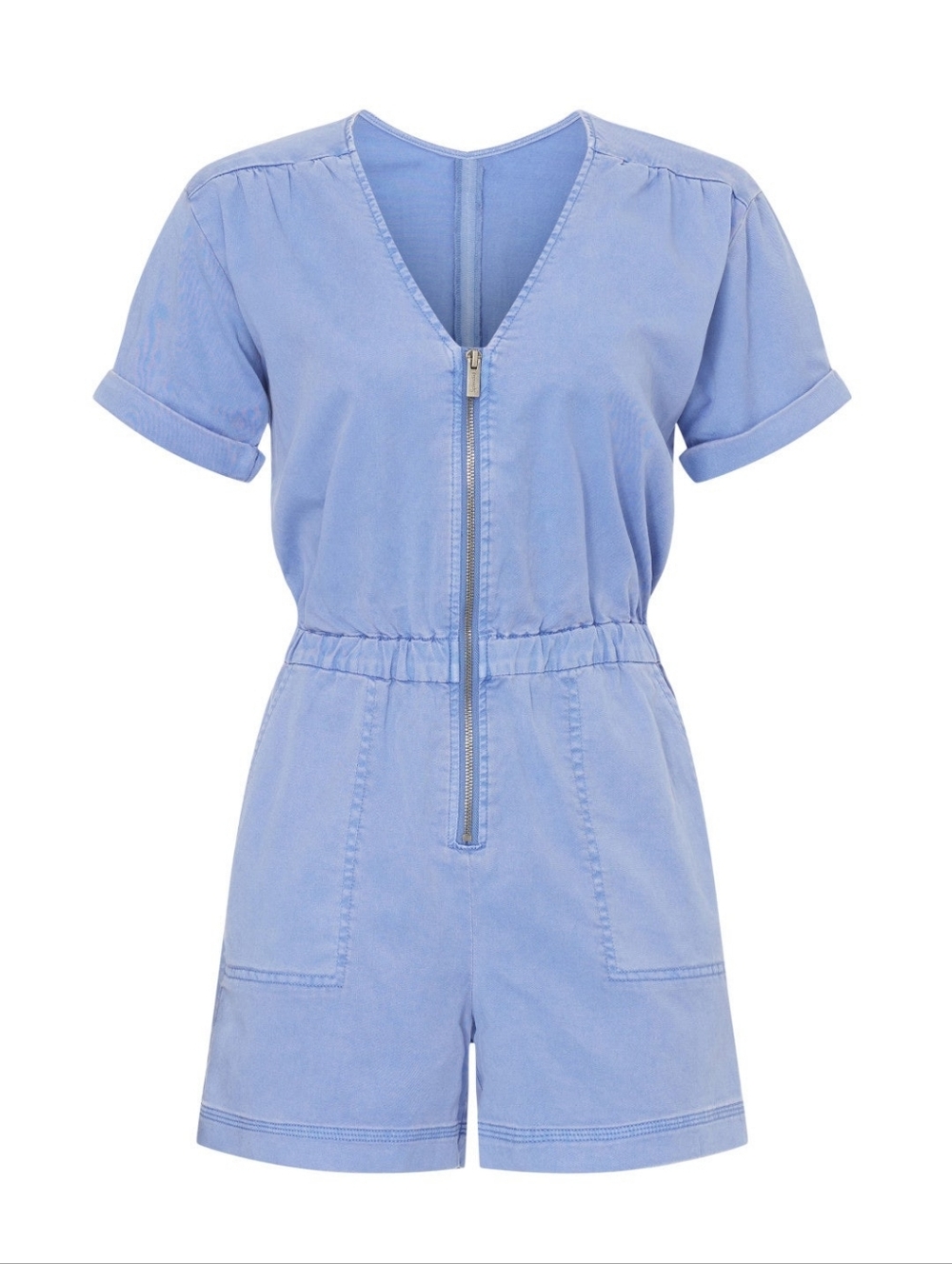 Splendid Emerson Rompern Short Sleeves V-neck Size L